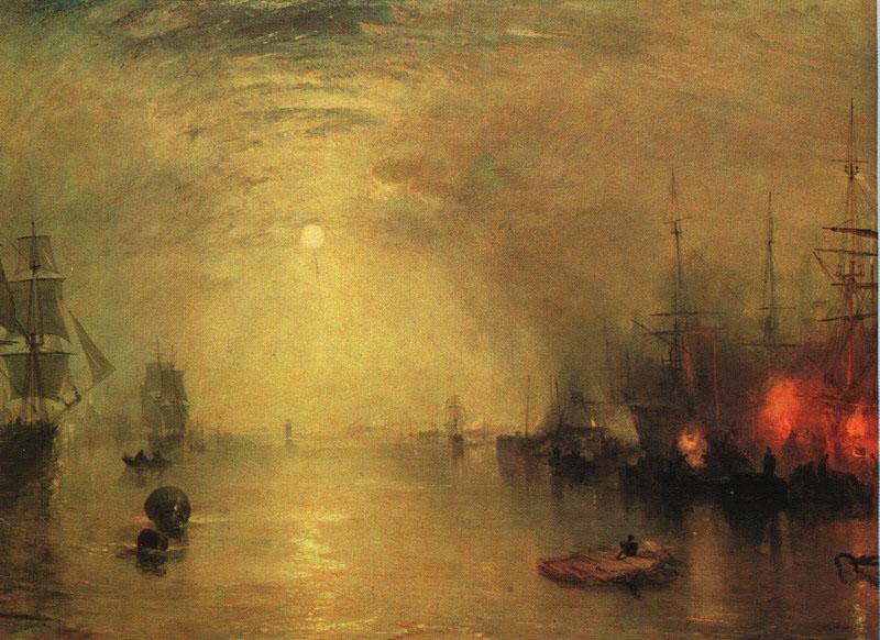Joseph Mallord William Turner Keelman Heaving in Coals by Night oil painting image
